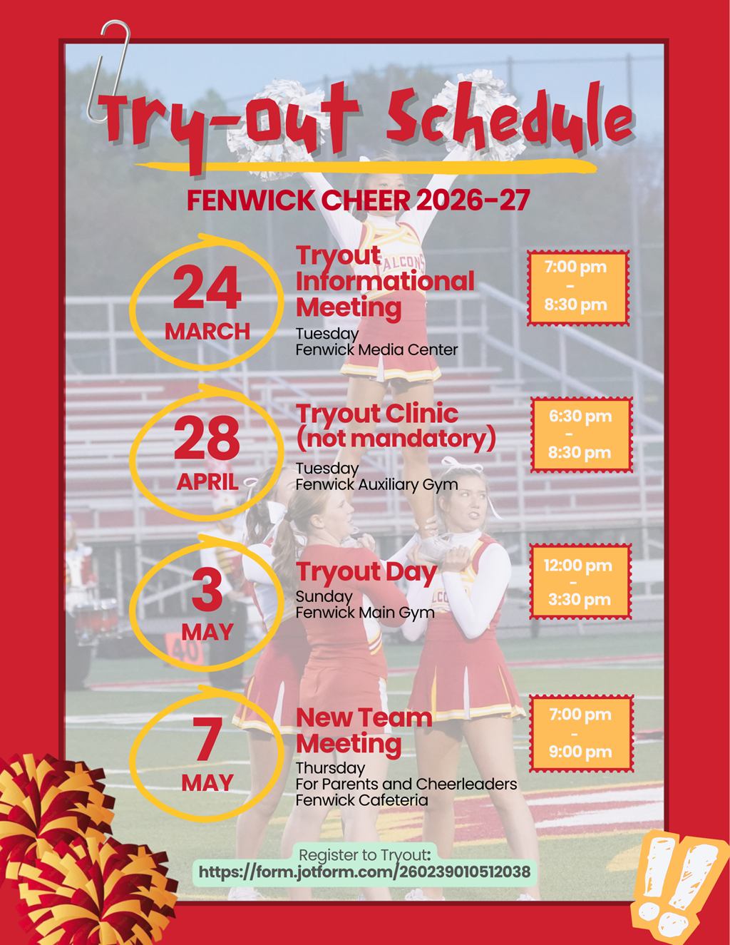 Tryout Information 2026